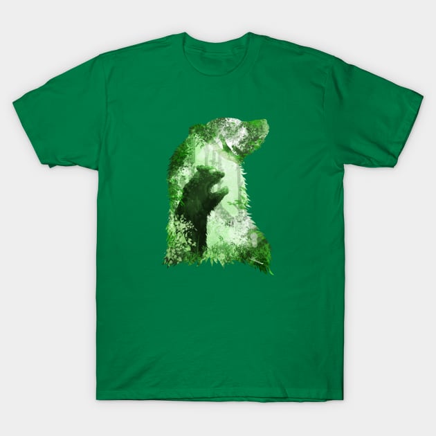 Evergreen Bear T-Shirt by DVerissimo